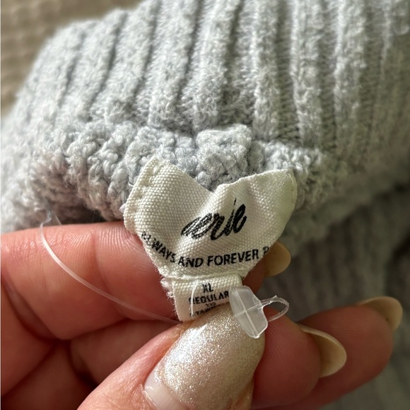 Aerie grey cozyup knit lounge set size XL - Picture 5 of 5